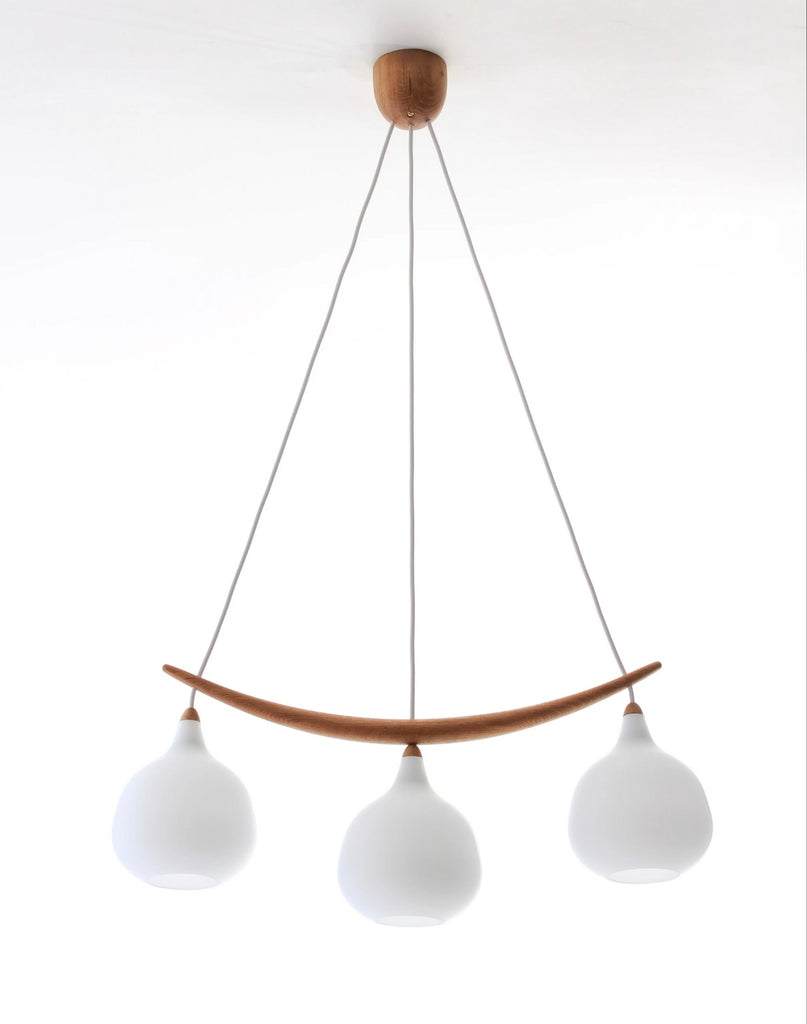 Lámpara de techo Luxus Bananen diseño Uno & Östen Kristiansson 1952 No. A06