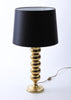 Bordslampa i mässing Aneta belysning växjö 1970-tal Nr B257B