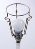Bordslampa i nysilver Elis Bergh 1920-tal Nr B292