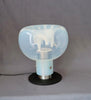 Italiensk Bordslampa Toni Zuccheri för VeArt Muranoglas 1970-tal Nr B438
