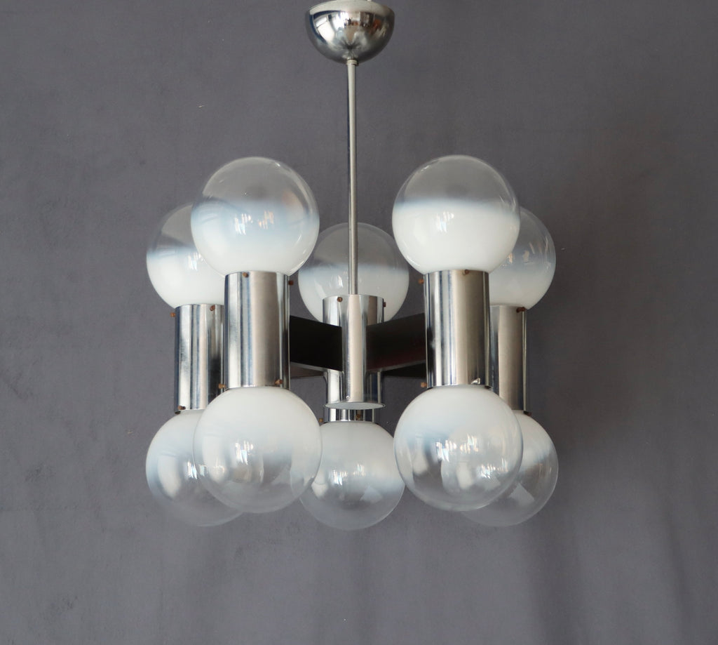 Italiensk Taklampa Muranoglas Space Age 1970-tal Nr A688