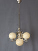 Taklampa Art Deco Krom Opalglas 1930-tal Nr A700