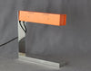 Bordslampa i Krom ock Lackad Plåt  1960/70-tal Nr B455