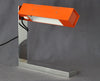 Bordslampa i Krom ock Lackad Plåt  1960/70-tal Nr B455
