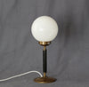 Bordslampa i mässing med grön kupa Art Deco 1930-tal Nr B467