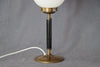 Bordslampa i mässing med grön kupa Art Deco 1930-tal Nr B467