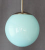 Taklampa Art Deco 1930-tal Blå Nr P225