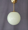 Taklampa Art Deco 1930-tal Grön Kupa Nr P215