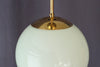 Taklampa Art Deco 1930-tal Grön Kupa Nr P215