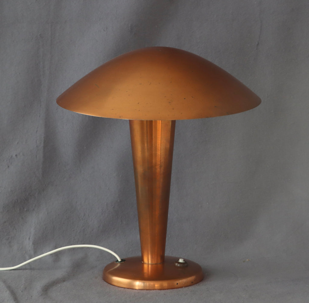 Bordslampa Kopparlegering 1940-tal Nr B474B