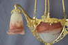Taklampa Muller Frerés Art Nouveau/Art Deco ca 1920 Signerad Nr A702