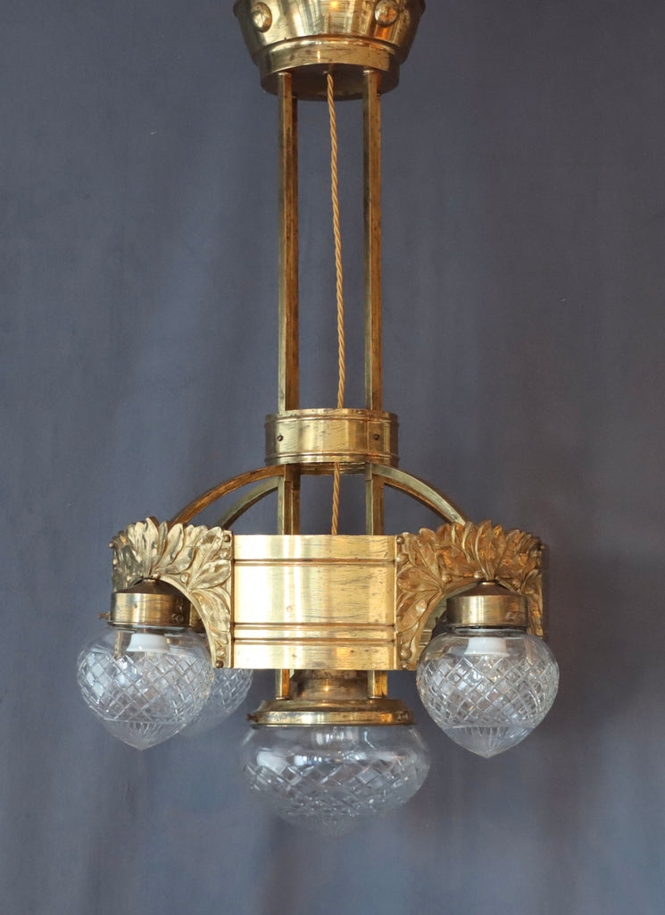 Taklampa Jugend Sekelskifte ca 1900 Nr A706