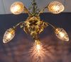 Taklampa i Gjuten Mässing 1900-1910 Nr A704