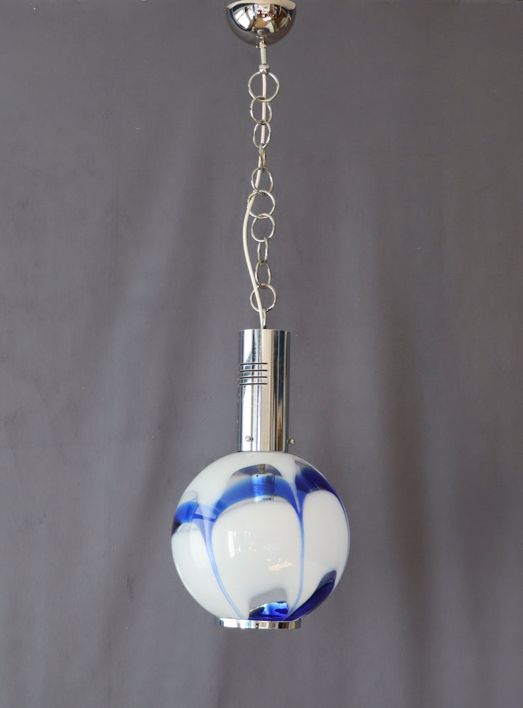 Taklampa  Muranoglas Italiensk 1970-tal Nr A675