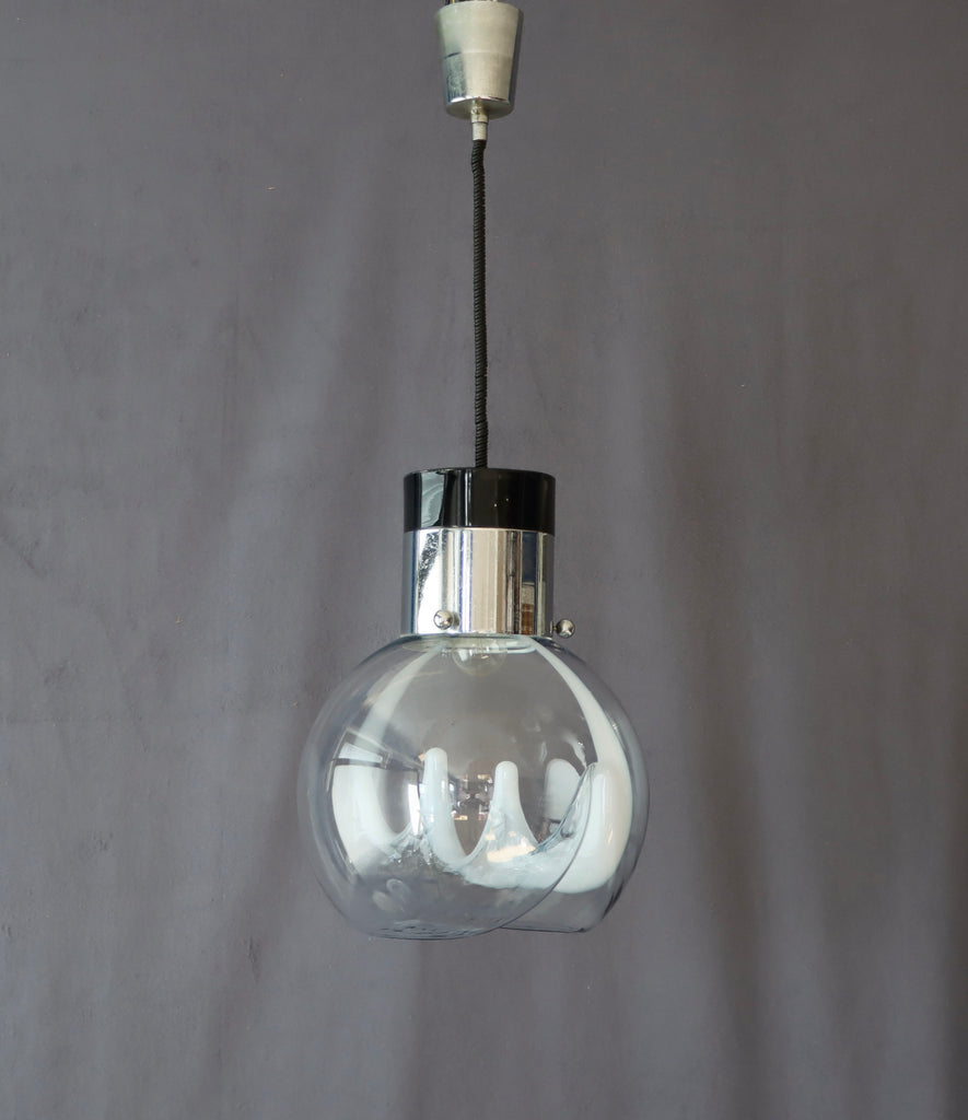 Taklampa Muranoglas Italiensk 1970-tal Nr A709