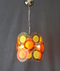 Taklampa Gino Vistosi Muranoglas Italiensk 1960/70-tal Nr A714