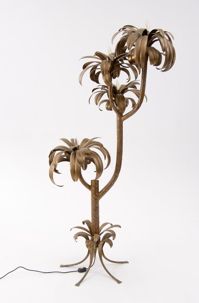 Stor Golvlampa Palm Design Hans Kögl Tyskland 1970-tal Nr C115