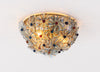 Plafonnier en verre de Murano italien n° A596