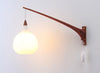 Applique Luxus en teck Östen &amp; Uno Kristiansson Scandinave Moderne Années 1950 N° V15