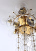 Ceiling lamp in brass 1970s A11