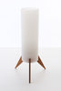 Lámpara de mesa Luxus de acrílico y roble años 60 No. B129
