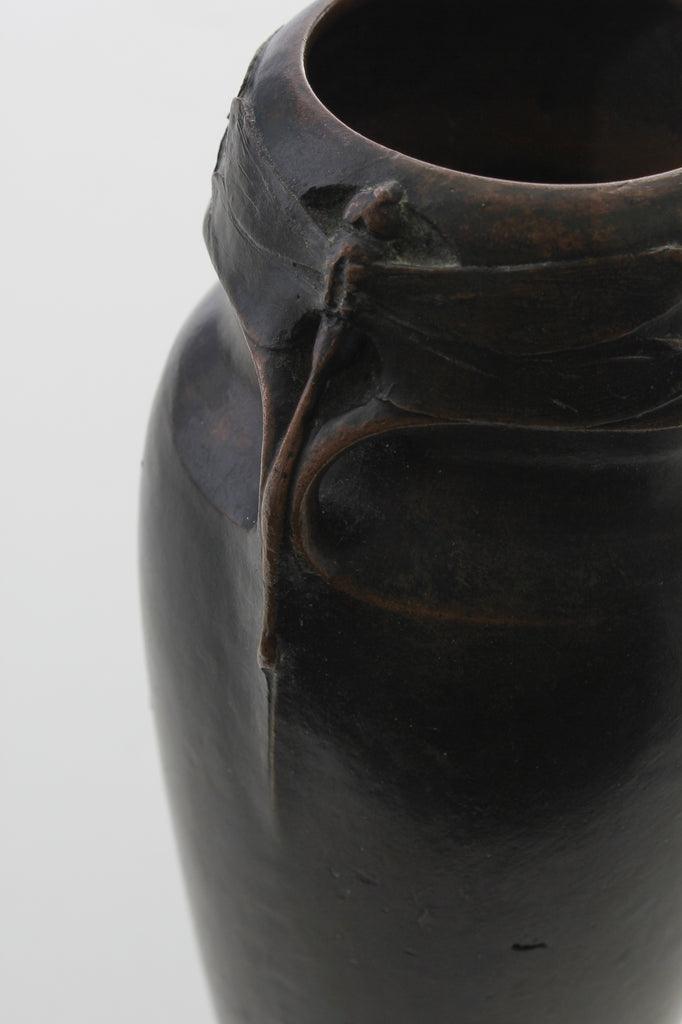 Vase en bronze A. Granberg Stockholm Jugend début 20ème siècle N° D95