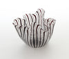 Grupo de 3 Cuencos Pañuelo Venini Fazzoletto Murano Italia No. G60