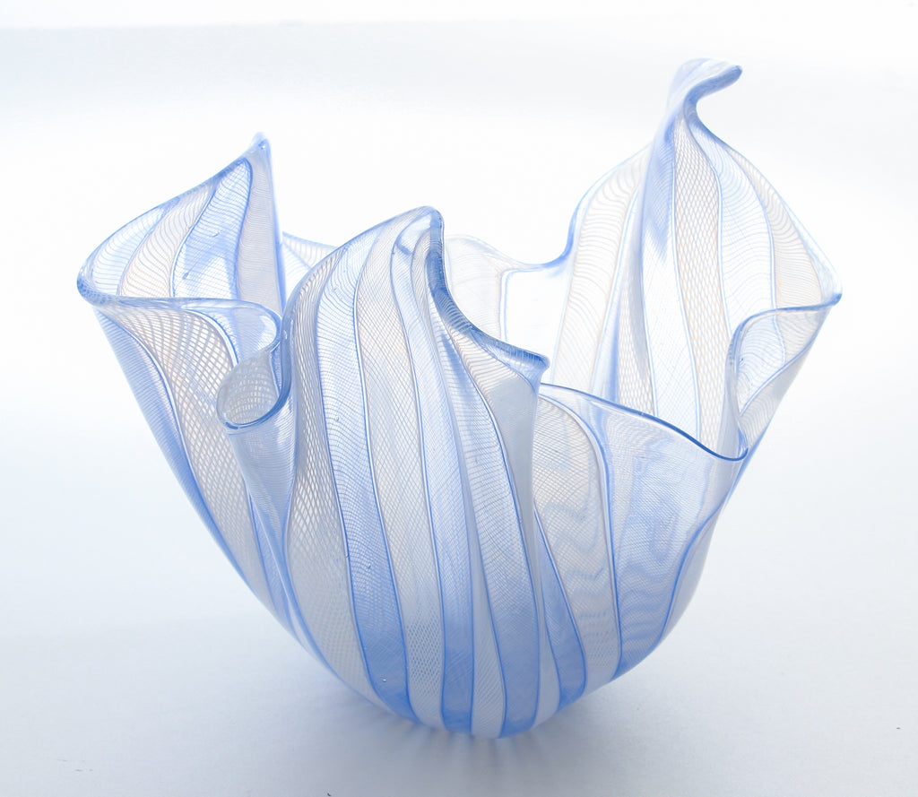 Bol à mouchoirs Venini Fazzoletto Murano Italie No. G58