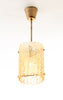Plafonnier Orrefors Carl Fagerlund années 1960 n° A177