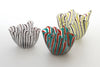 Grupo de 3 Cuencos Pañuelo Venini Fazzoletto Murano Italia No. G60