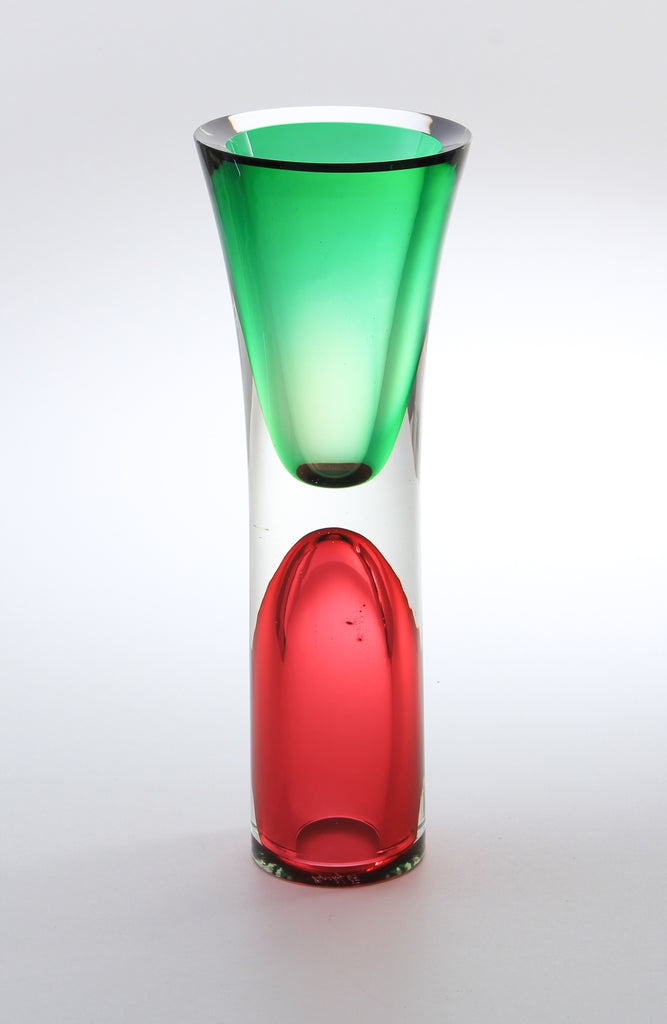 Glass vase Reversible Oldrich Lipsky Czechoslovakia G64