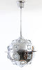 Ceiling lamp in chrome 1970s A264