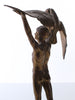 The bronze figure Man with Eagle 1910s / 20s D120
