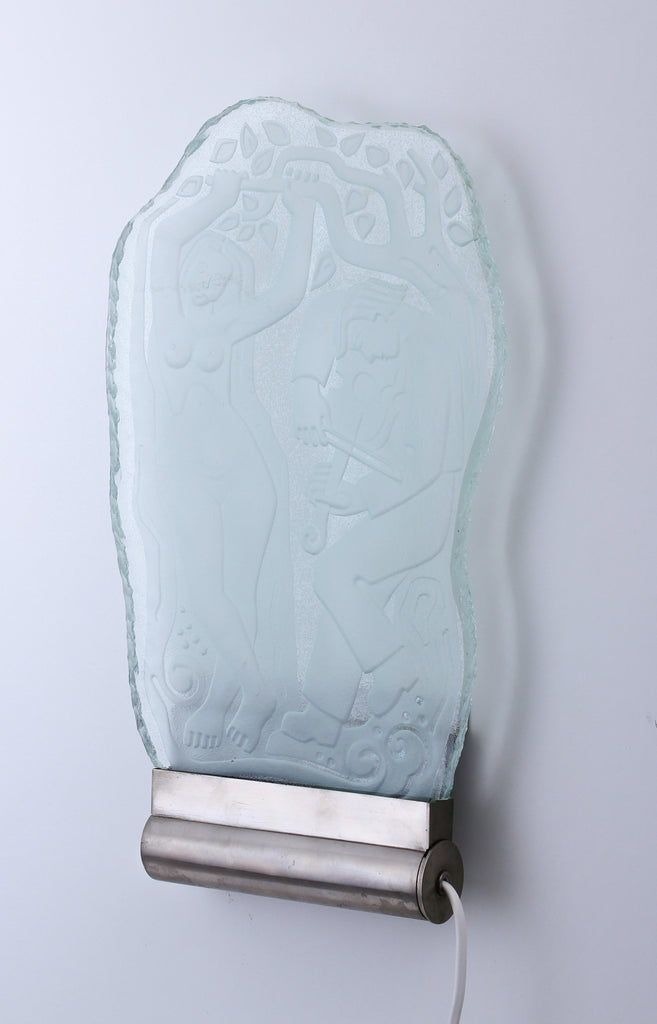 Wall lamp H. Borgström for Glössner & Co 1940s V09