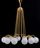 Lampe en laiton à 12 coupelles n° A361