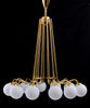 Brass lamp with 12 cups A361