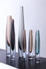 Set of 6 glass vases Gunnar Nylund / Asta Strömberg for Strömbergshyttan 1950s G79