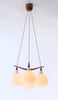 Ceiling lamp I teak Luxus Design Uno & Östen Kristiansson 1956 A29