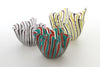 Grupo de 3 Cuencos Pañuelo Venini Fazzoletto Murano Italia No. G60
