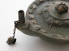 Lampe à huile en bronze Attribuée à la fabrique de lampes Arvid Böhlmark début du XXe siècle Jugend n° D98
