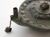 Oil lamp in bronze Early 20th century Jugend D98