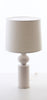 Luxus bordslampa med tygskärm 1960-tal Nr B123
