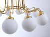 Lampe en laiton à 12 coupelles n° A361