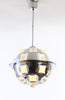 Ceiling lamp in chrome 1970s A264