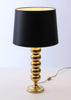 Bordslampa i mässing Aneta belysning växjö 1970-tal Nr B257B