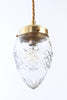 Taklampa Fönsterlampa Hallampa kupan från omkring år 1900 Nr P6