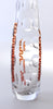 Glass vase Oldrich Lipsky Czechoslovakia G68