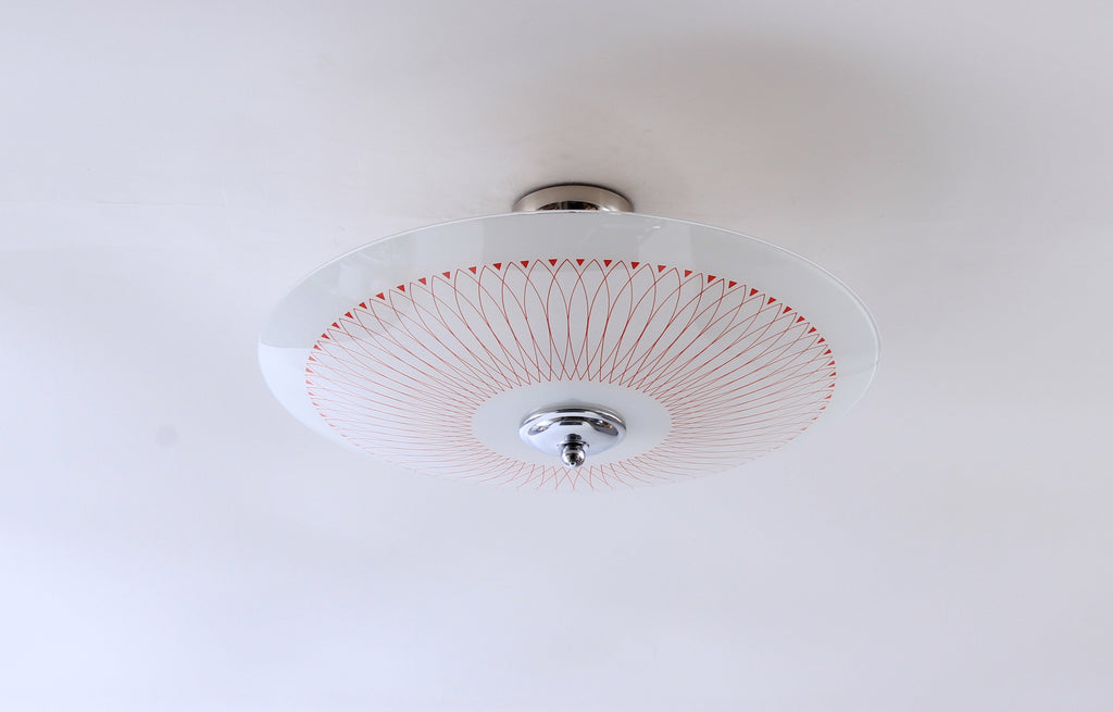 Plafond i glas 1950-tal Nr PL45
