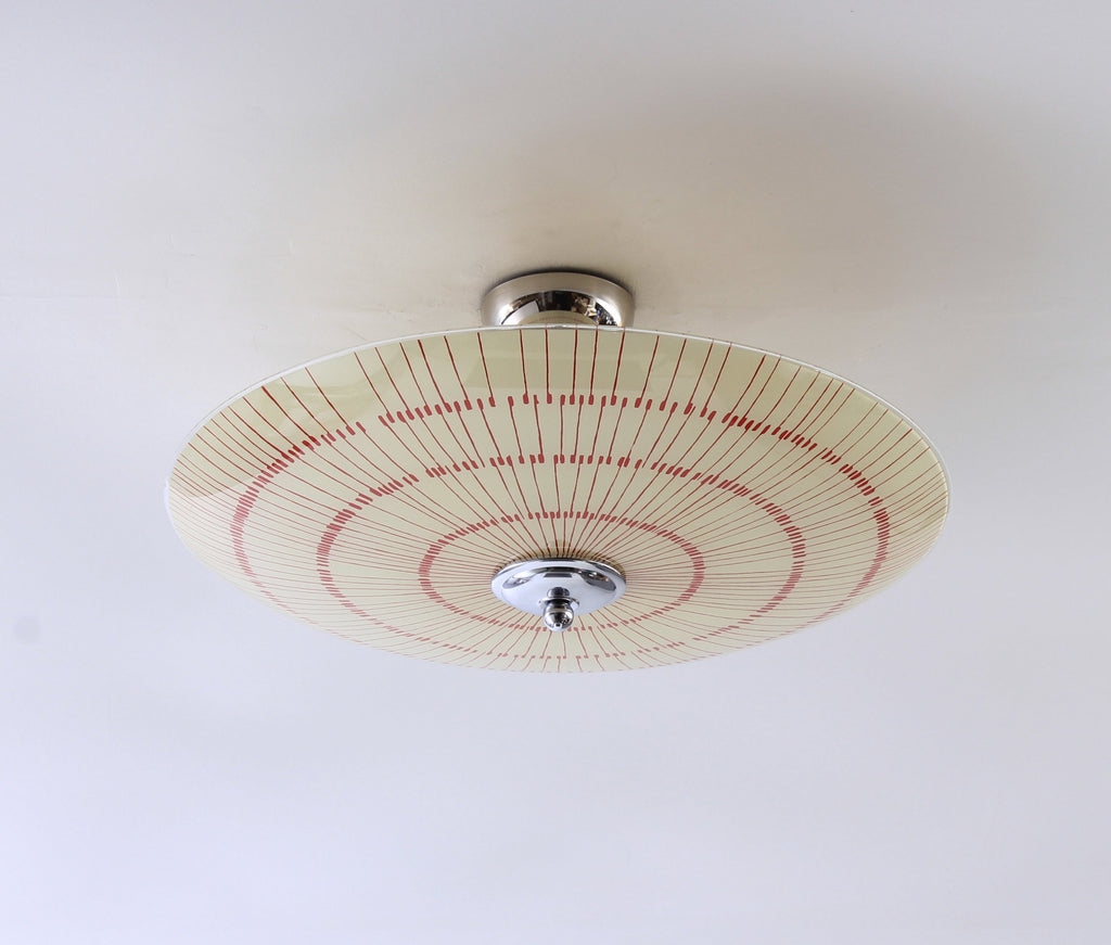 Plafond i glas 1950-tal Nr PL47