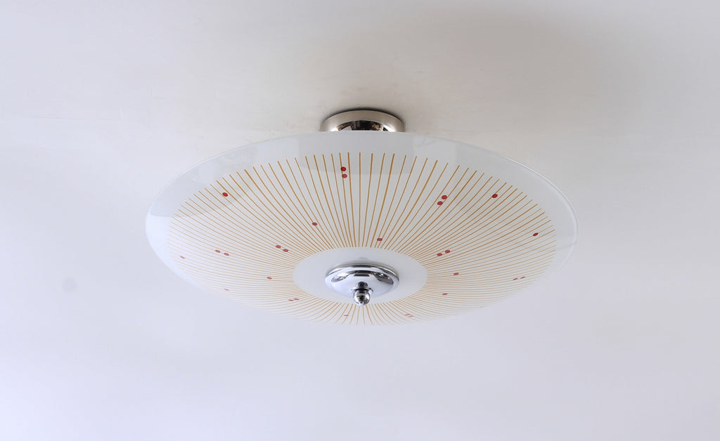Plafond i glas 1950-tal Nr PL49